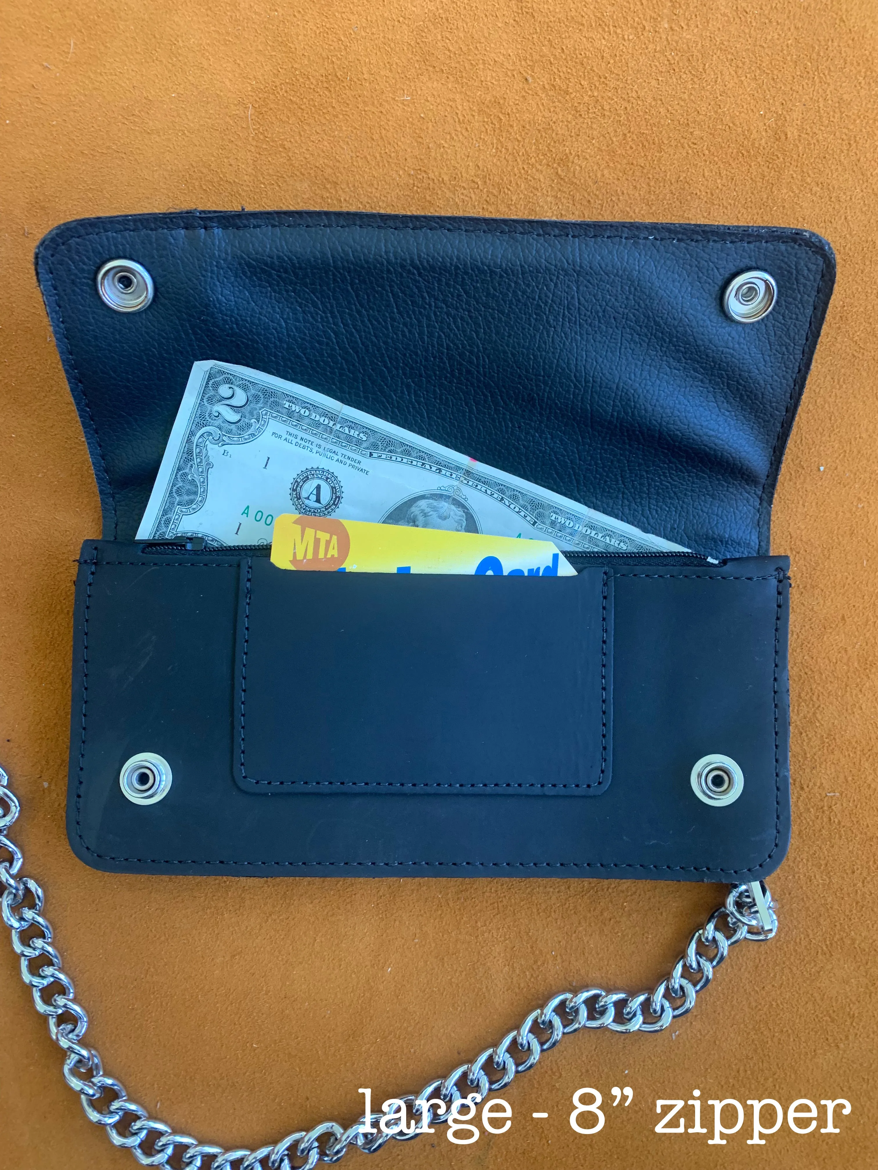 Leather Chain Wallet