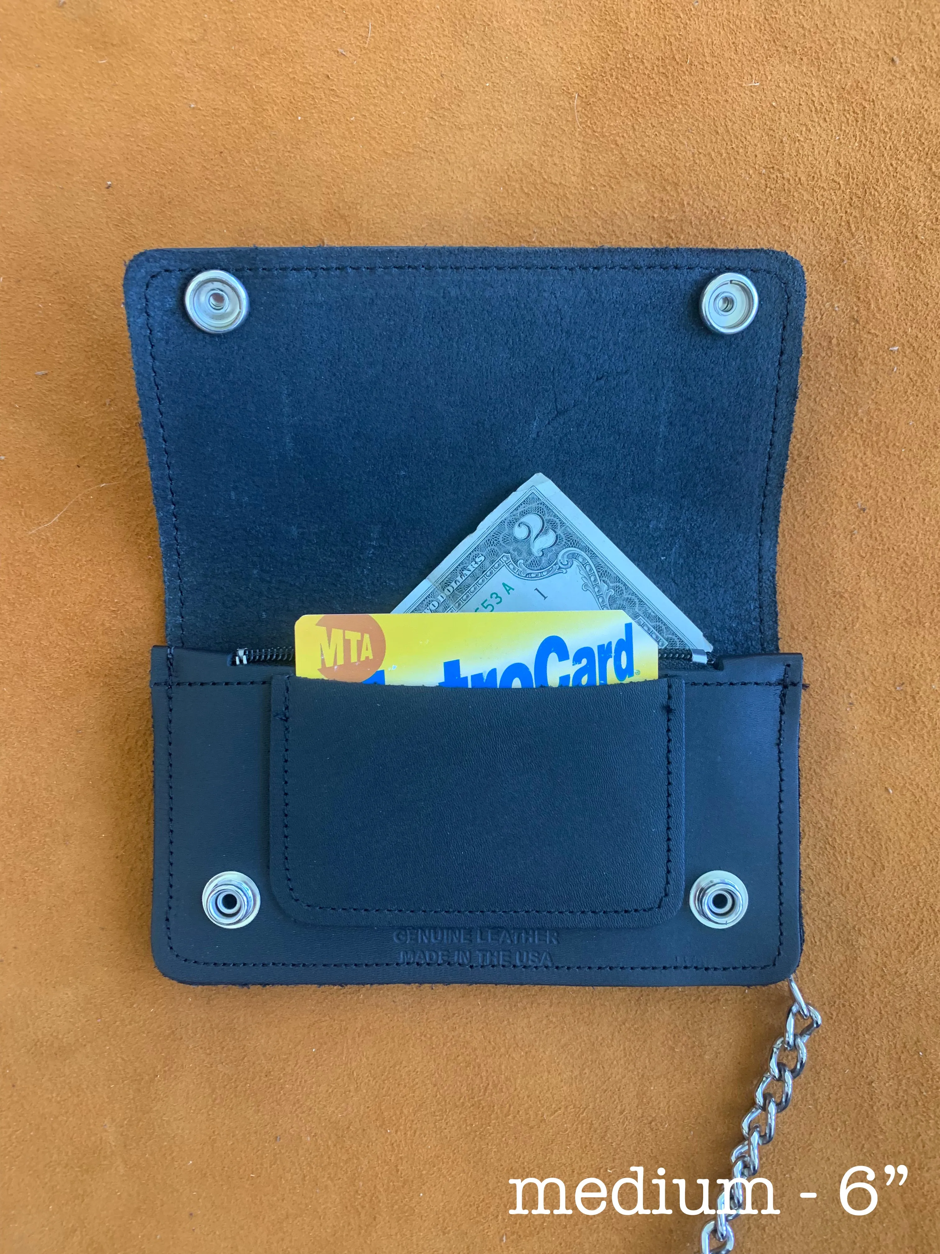 Leather Chain Wallet