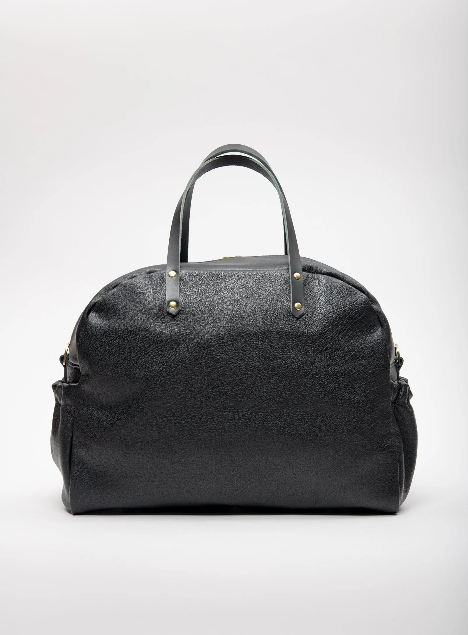 Leather travel or maternity bag multifunctional CIAO made to order