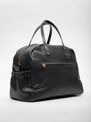 Leather travel or maternity bag multifunctional CIAO made to order