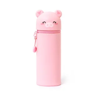 Legami Kawaii 2-In-1 Soft Silicone Pencil Case Piggy