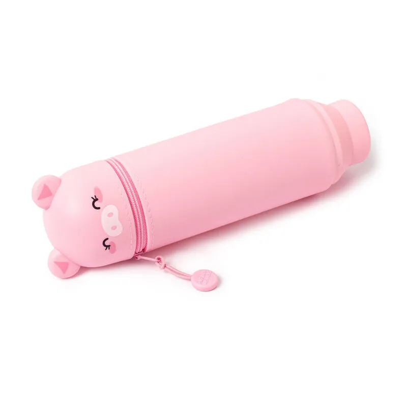 Legami Kawaii 2-In-1 Soft Silicone Pencil Case Piggy