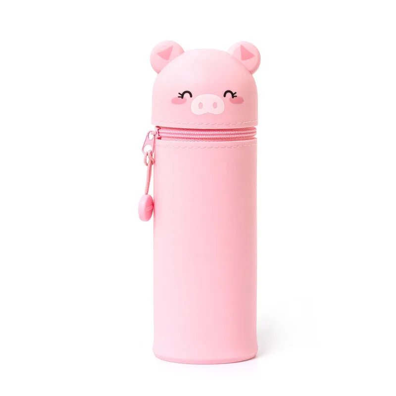 Legami Kawaii 2-In-1 Soft Silicone Pencil Case Piggy