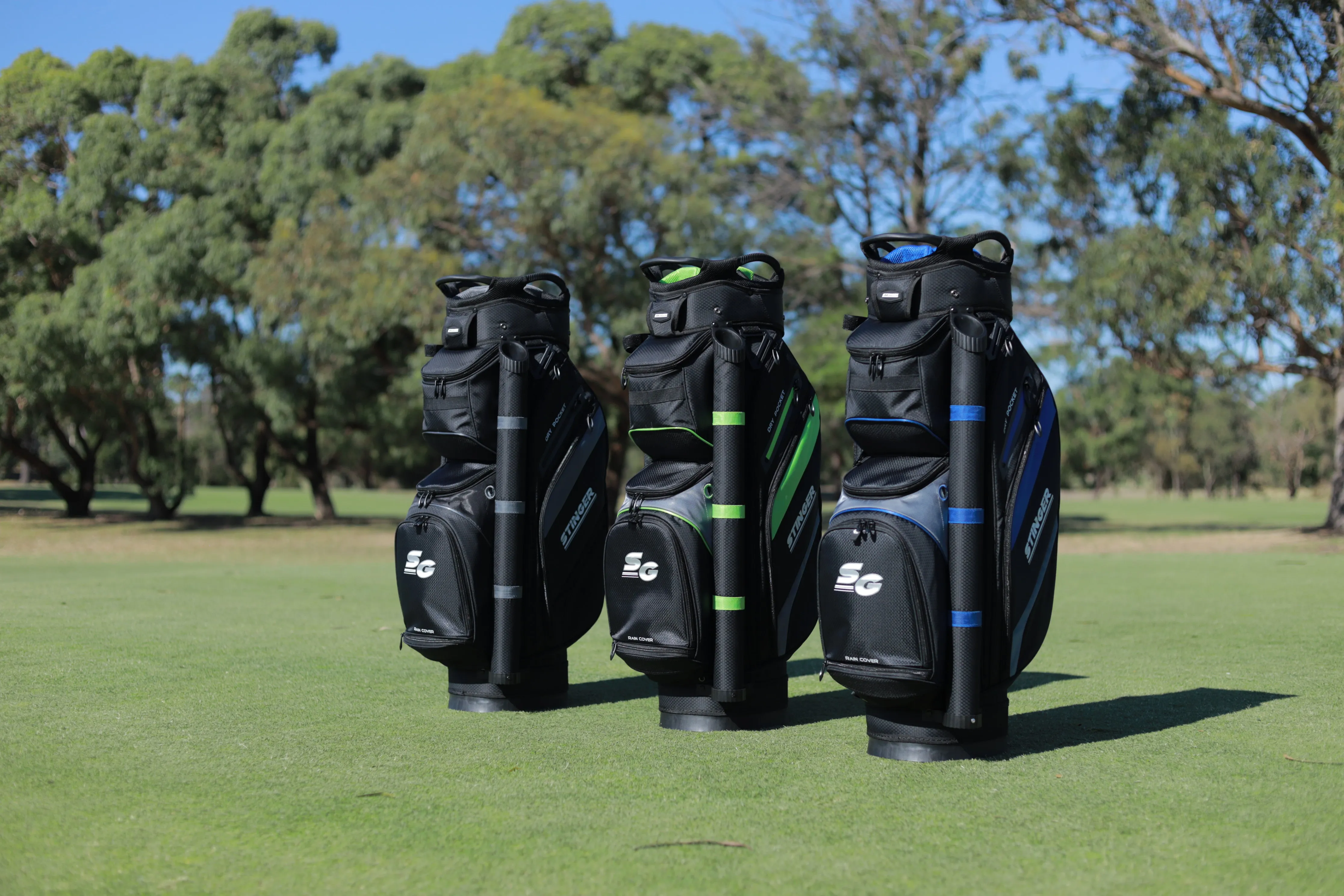 Light Weight Premium Golf Bag - Black/Blue