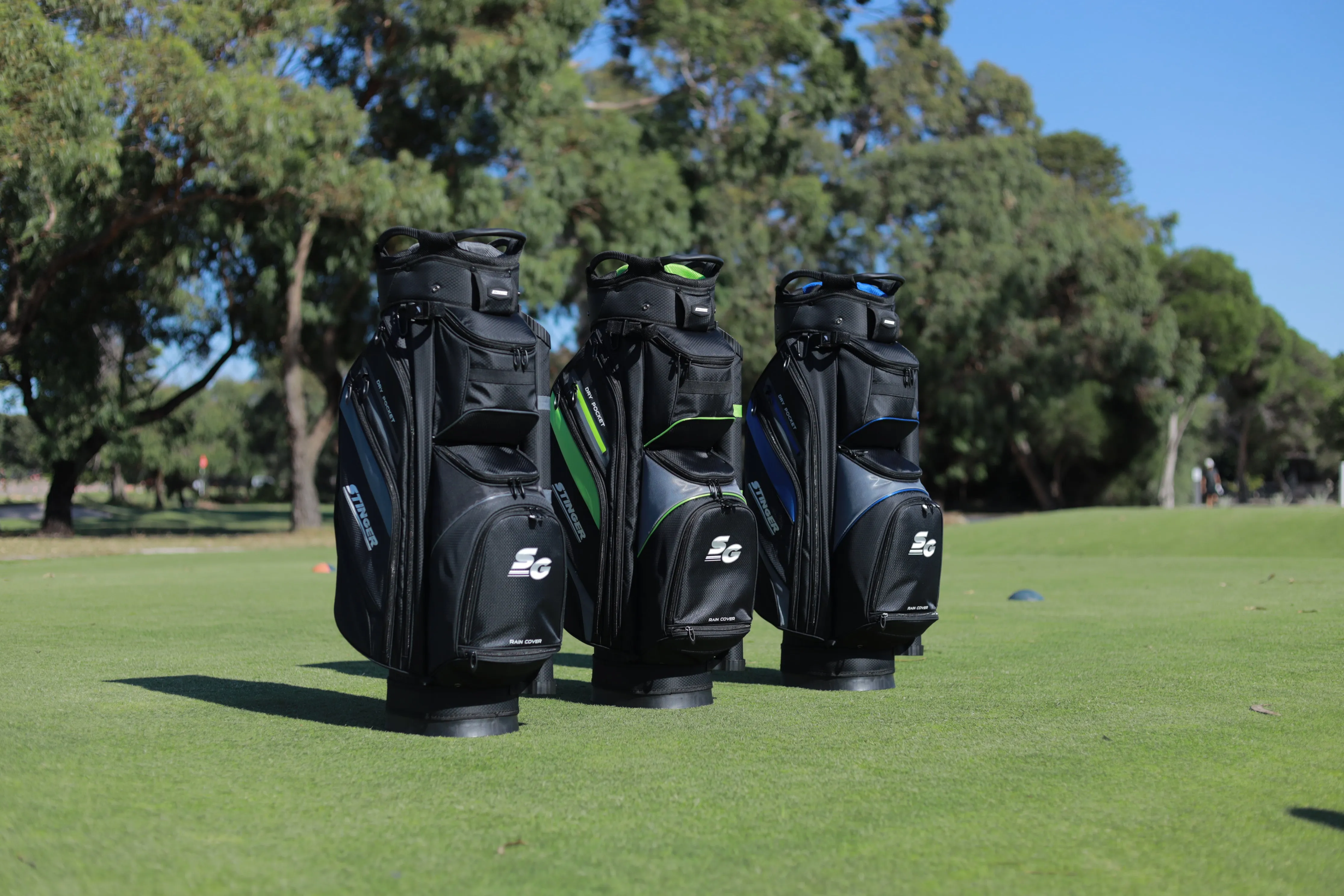 Light Weight Premium Golf Bag - Black/Blue