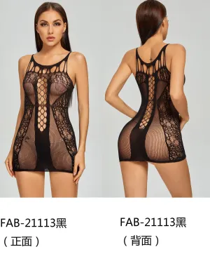 Lingerie Dazzling Mesh Body Stocking (FAB-21113)