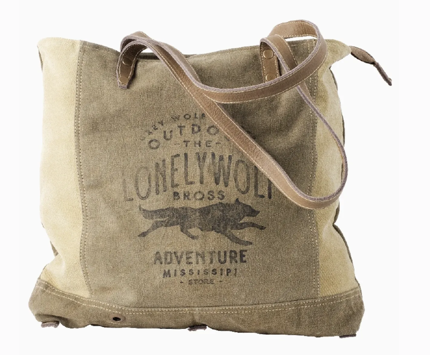 Lonely Wolf Tote Bag