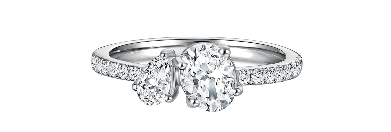 LVC Precieux Dazzling Duet Diamond Ring