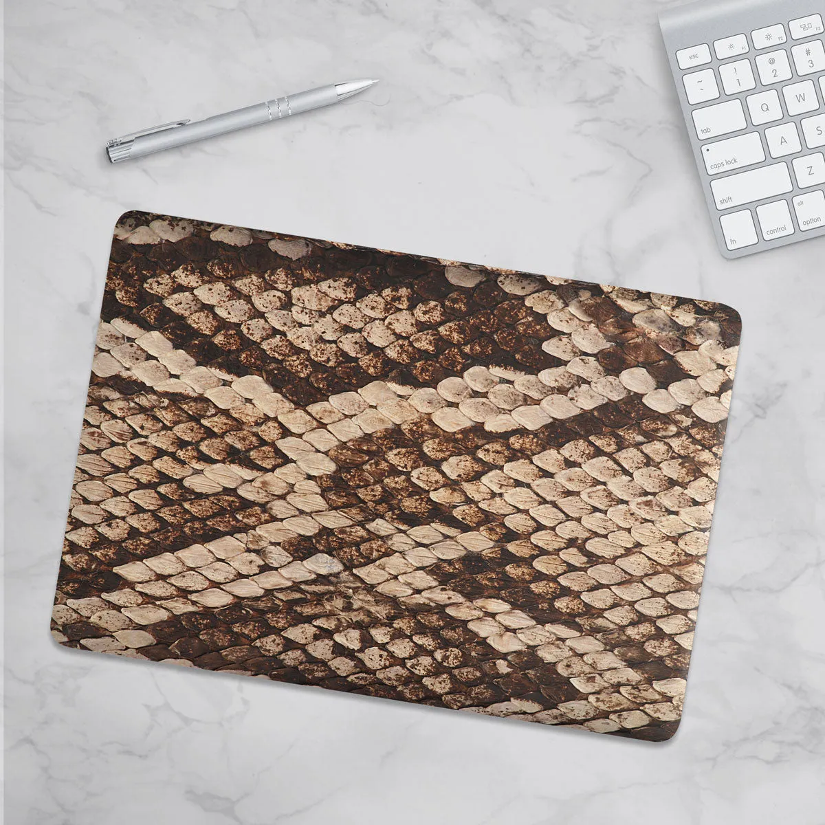 Macbook Hard Shell Case - Brown Snake Skin