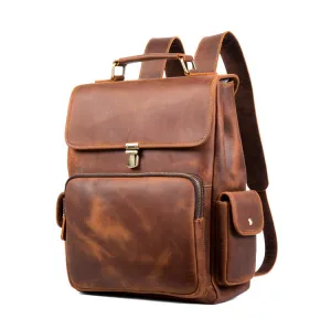 MANTIME TWENTIETHS OUTDOOR HANDMADE LEATHER BACKPACK