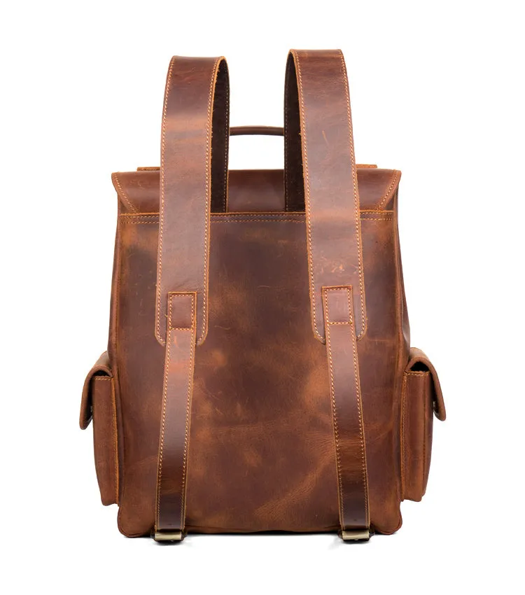 MANTIME TWENTIETHS OUTDOOR HANDMADE LEATHER BACKPACK