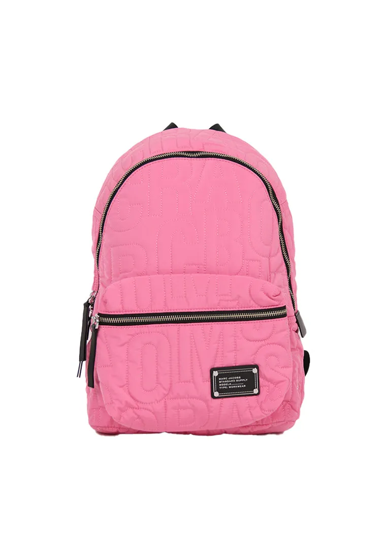 Marc Jacobs Nylon Quilted Backpack In Candy Pink 4S4HBP001H02