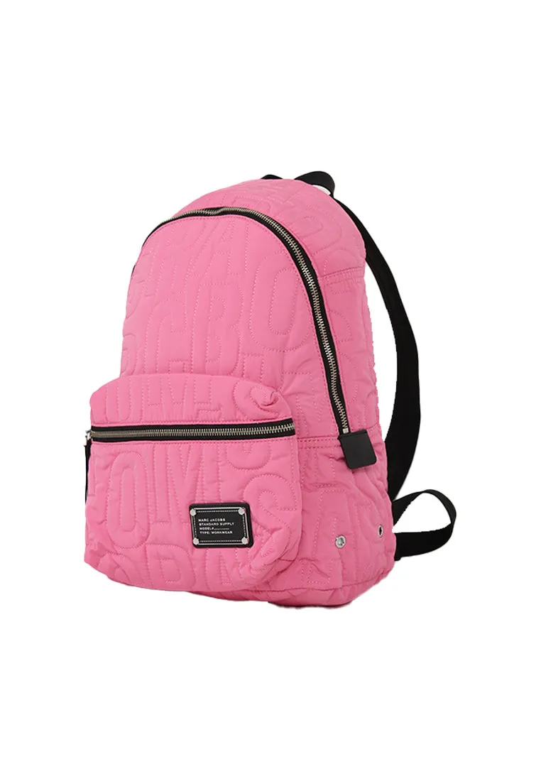 Marc Jacobs Nylon Quilted Backpack In Candy Pink 4S4HBP001H02