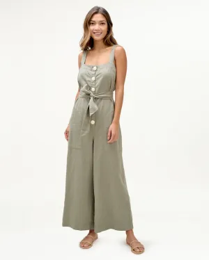 Mary Lawless Lee x Splendid Button Jumpsuit