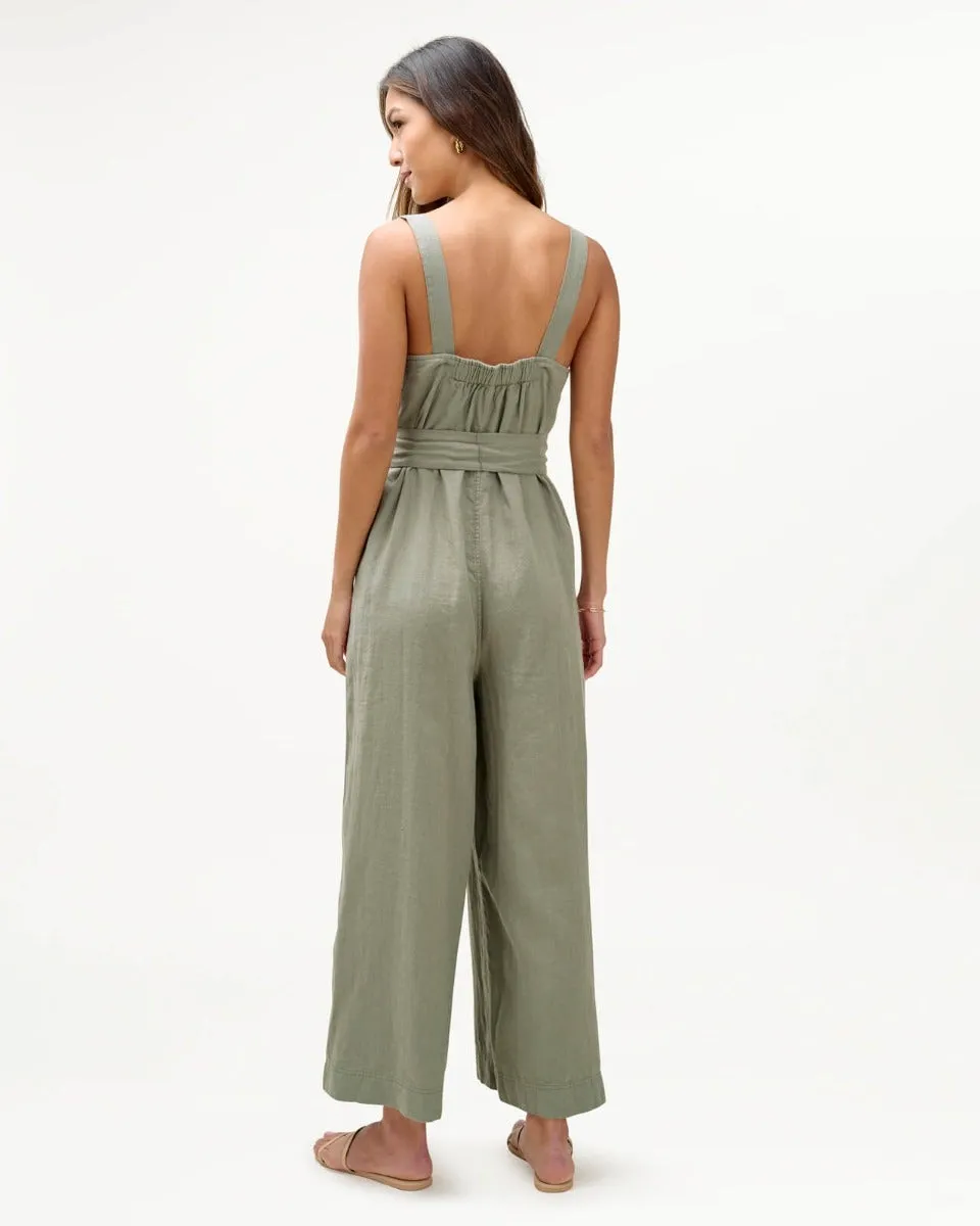 Mary Lawless Lee x Splendid Button Jumpsuit