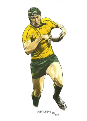 Matt Giteau, GregsArt A4 Print