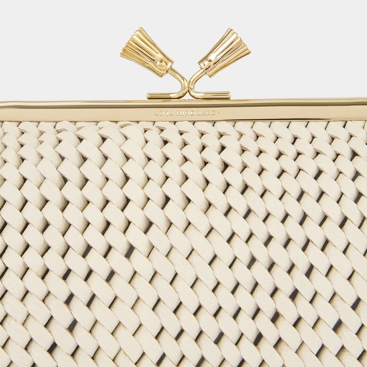 Maud Plaited Tassel Clutch