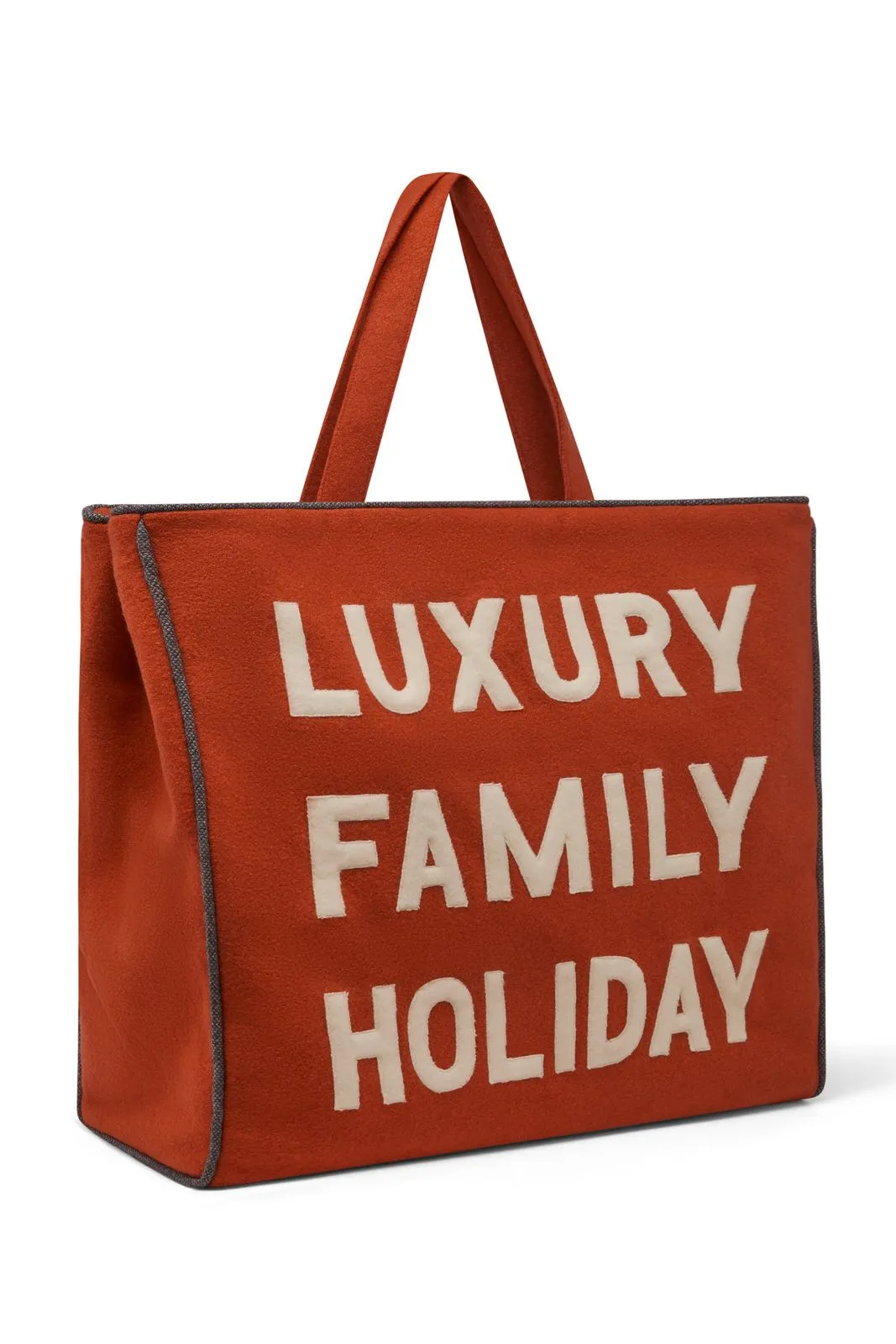 MAXI WEEKENDER  burnt orange, wool FAMILY HOLIDAY Bag