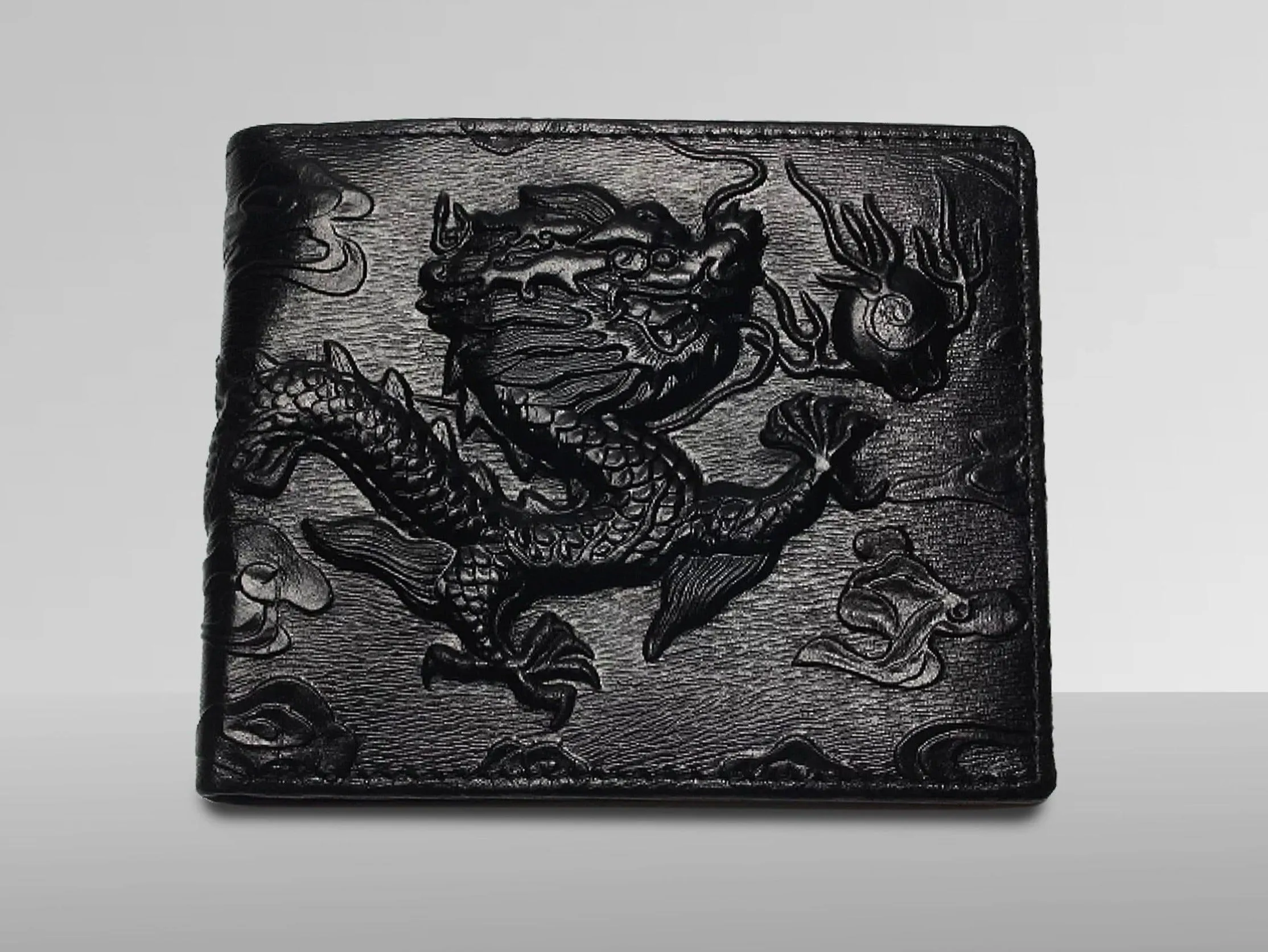 Men's 3D Dragon Leather Wallet