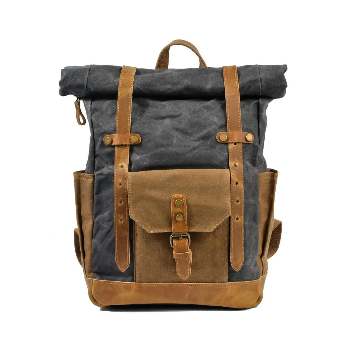 Men's Canvas Backpack Bag Travel Bag Shoulder Bag Outdoor Backpack Large Capacity Handbag Gift For Him