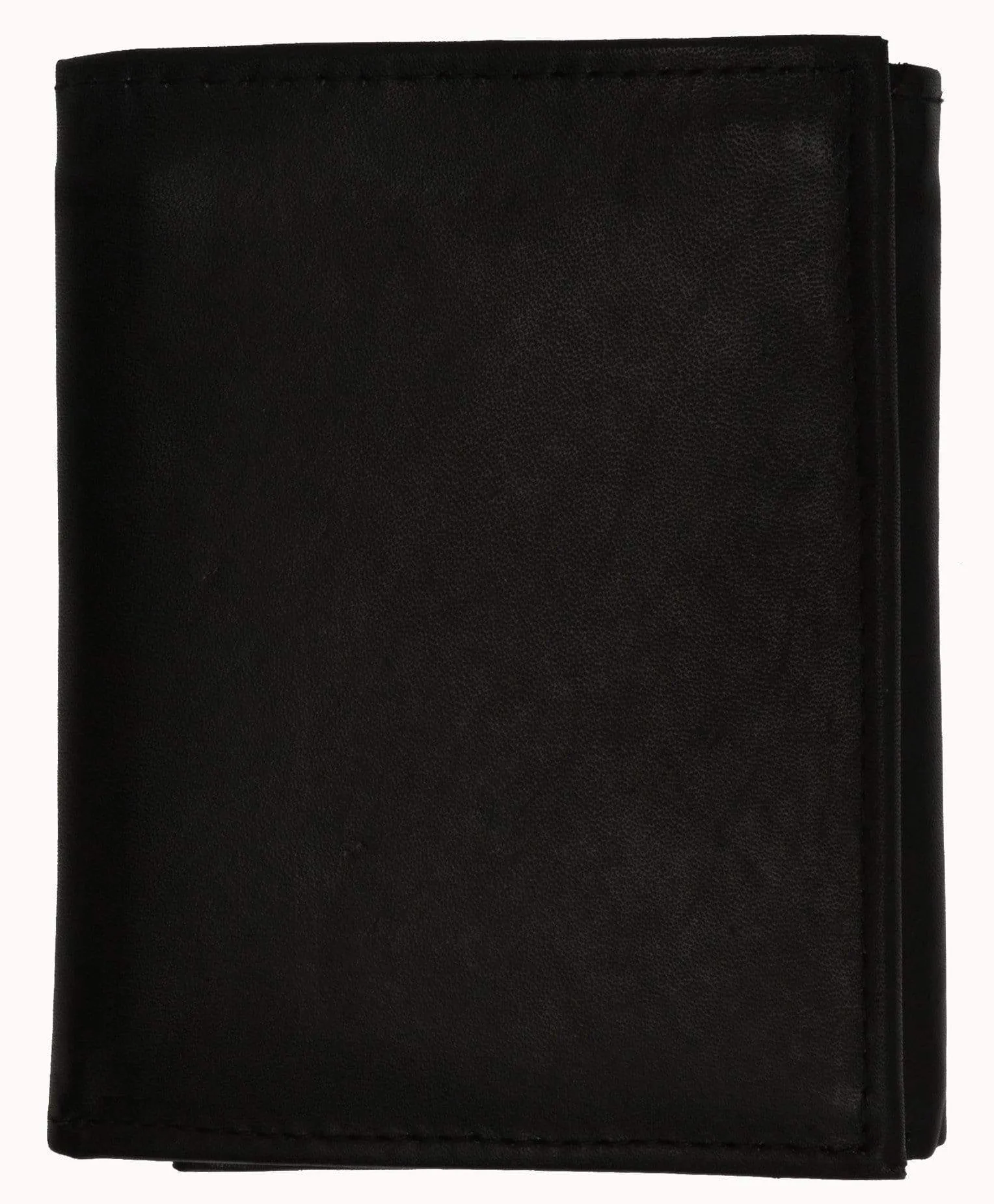 Mens Genuine Leather Trifold ID Window Vertical Card Slots Wallet 1855 CF