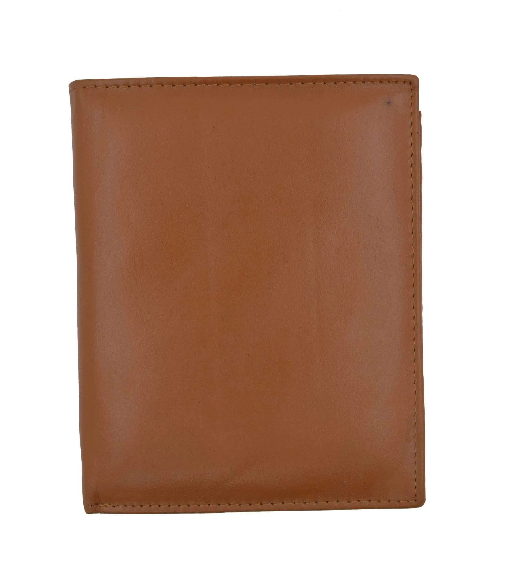 Men's Hipster Bifold Genuine Leather Multi-Card ID Holder European Wallet