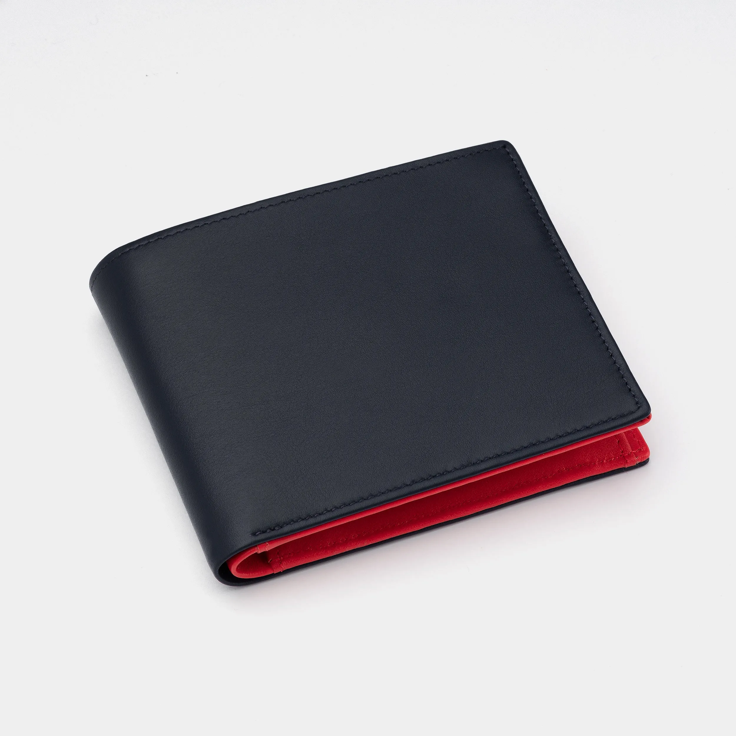 Men's Leather Wallet Essence in Black and Red, Limited Edition