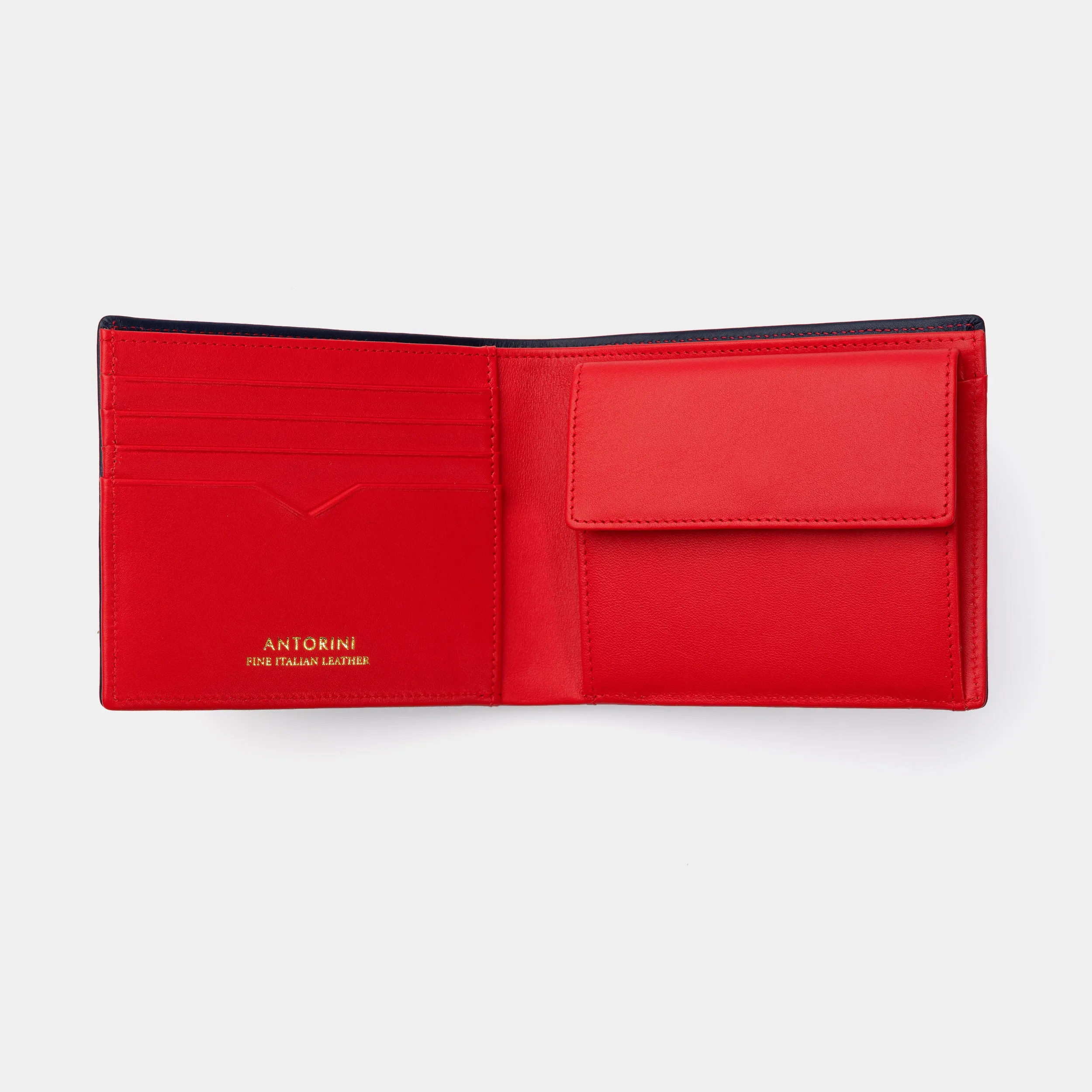 Men's Leather Wallet Essence in Black and Red, Limited Edition