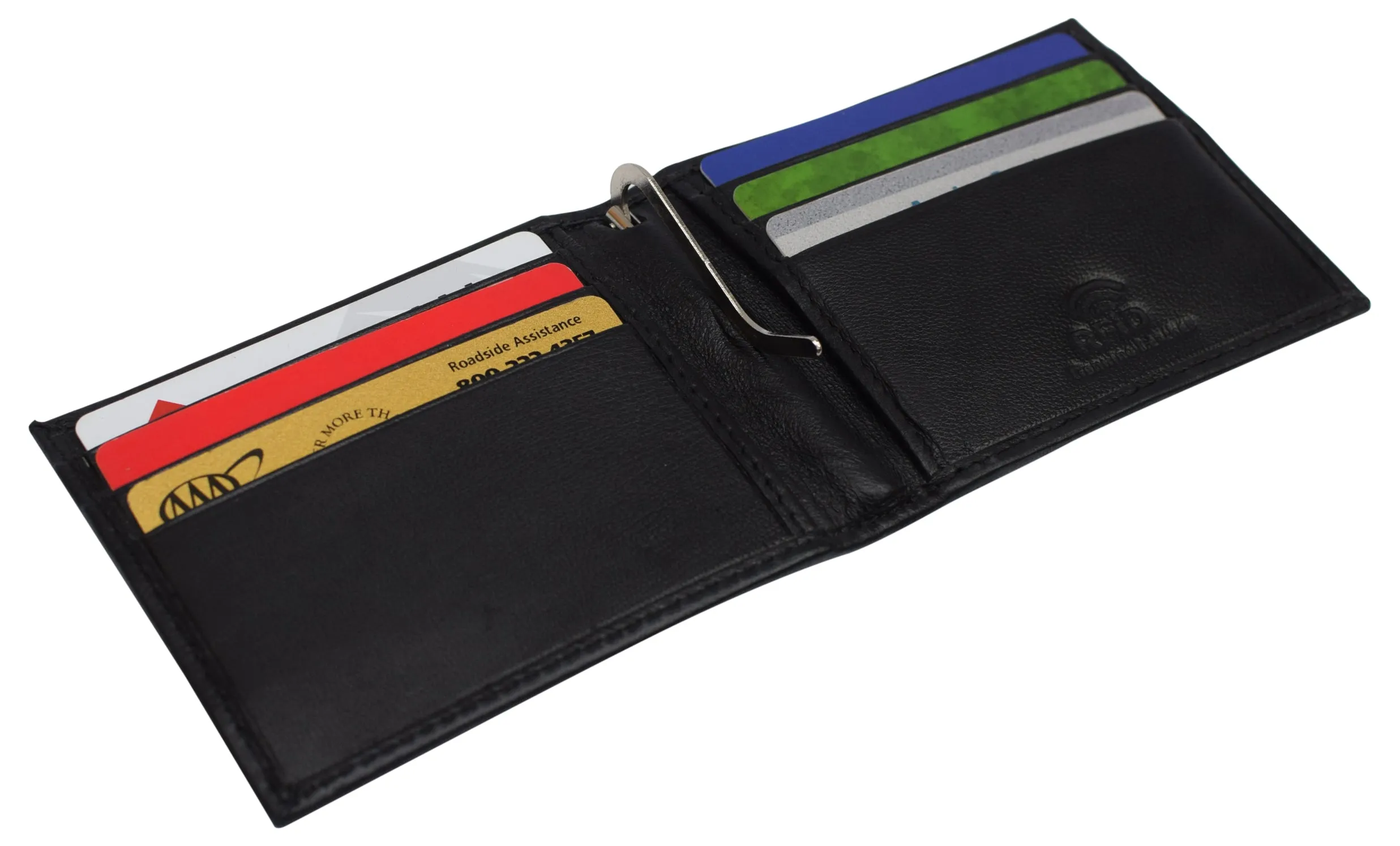 Mens Wallet with Money Clip Slim RFID Front Pocket Wallets for Men