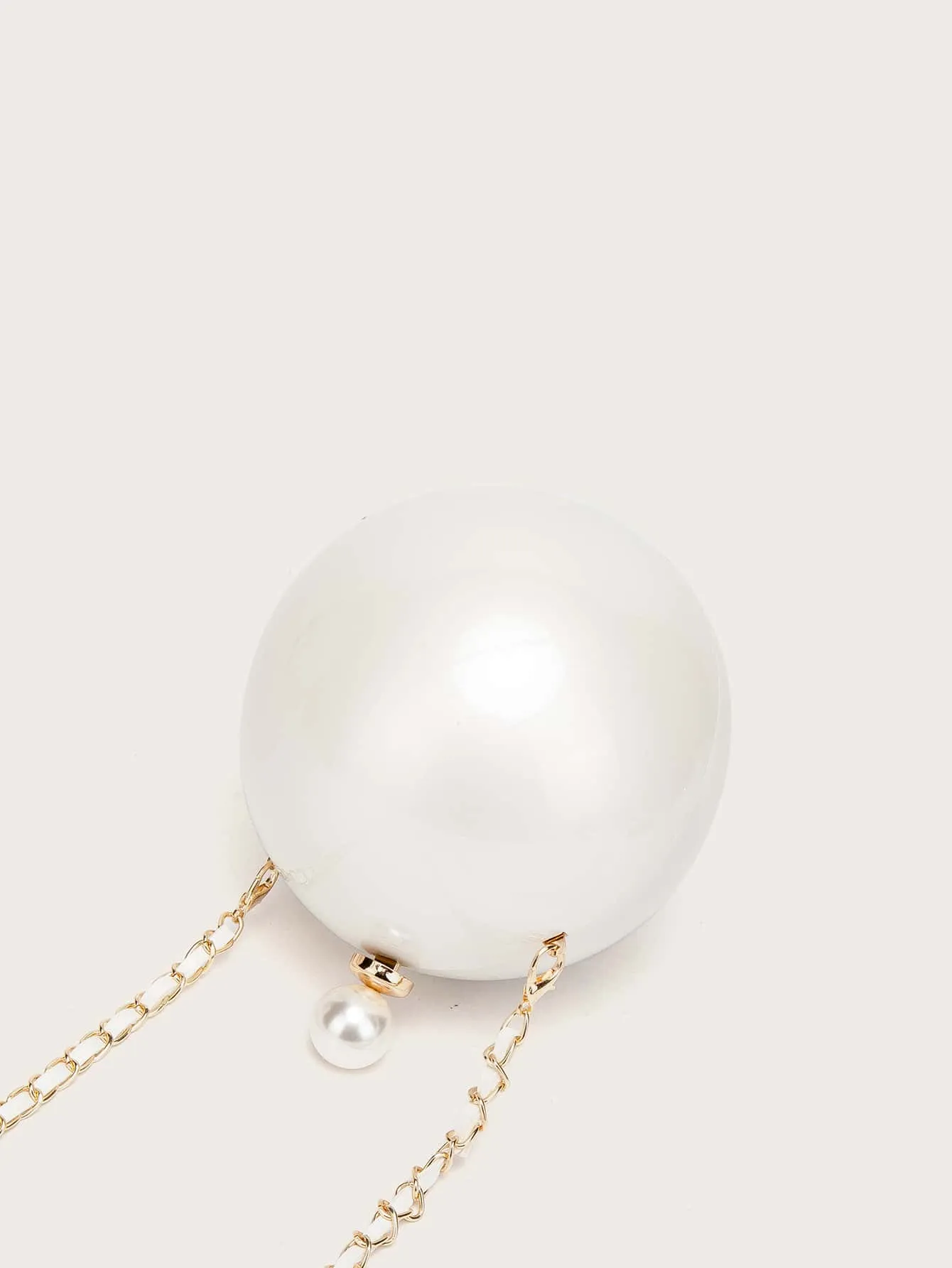 Mini Faux Pearl Clutch Bag