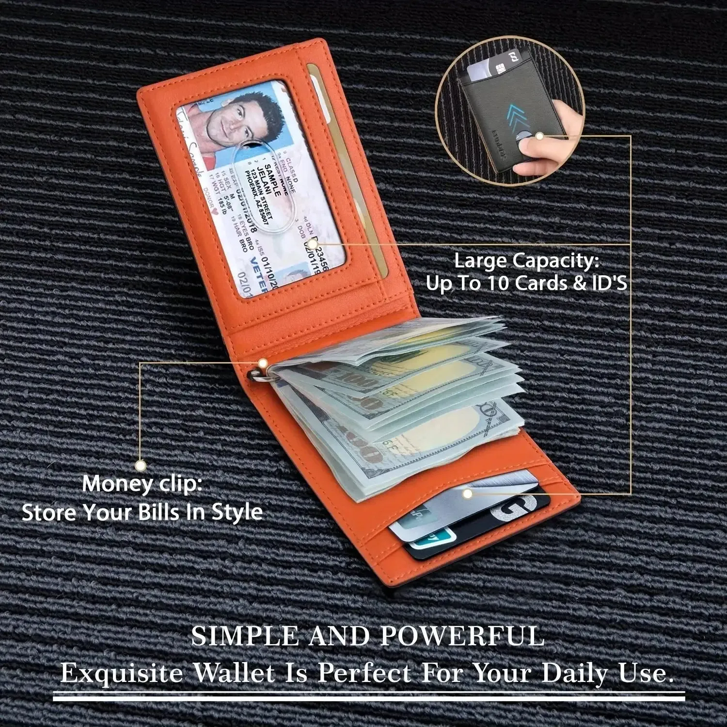 Minimalist RFID Blocking Wallet^