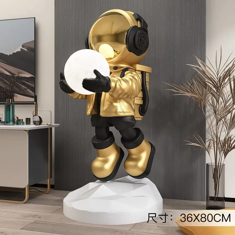 Modern Artistic Crafted Astronaut Statue Sculpture