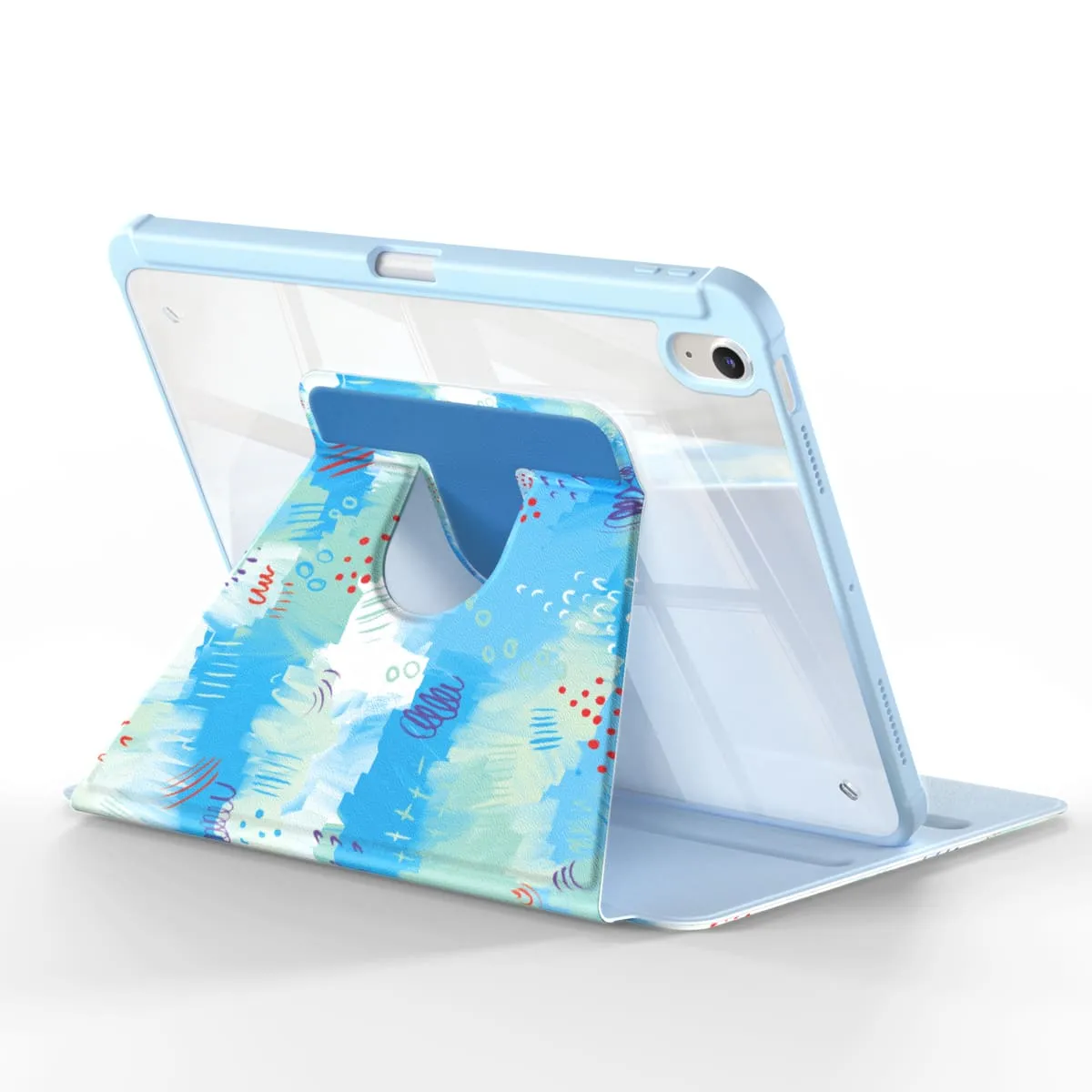 Morpho Butterfly | iPad Series Snap 360° Stand Impact Resistant Case