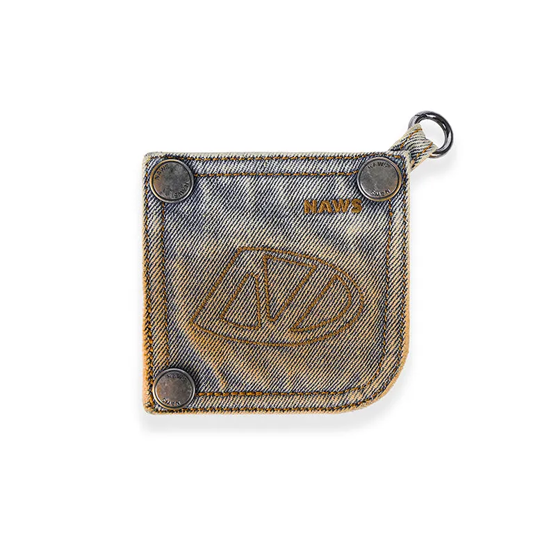 Mud Detachable Denim Card Holder