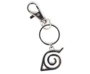 Naruto Shippuden Hidden Leaf Village Logo Enamel Pendant Keychain