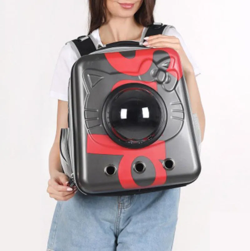 New portable pet space backpack