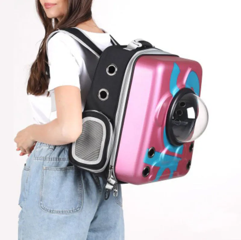 New portable pet space backpack