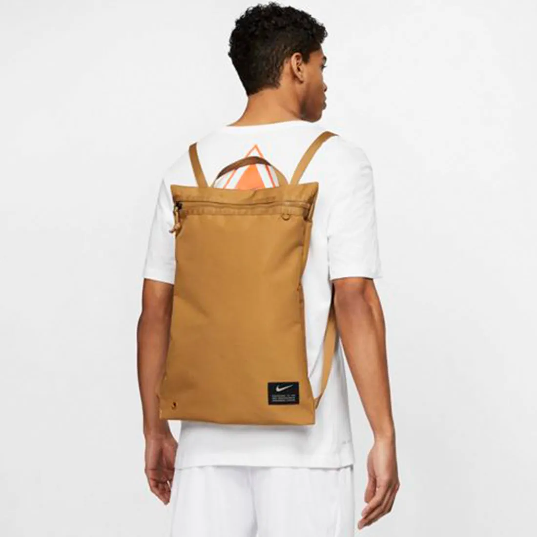 NIKE MEN UTILITY TRAINING GYMSACK SHOE BAG BROWN