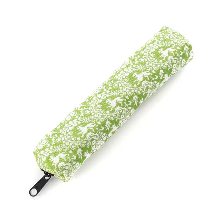 Nishijin-ori Pencil Case - Flower and Dog - ,  Made in Kyoto, Japan,  Japanese traditional craft pen case