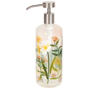 Now Designs - Bees & Blooms Glass Soap Pump