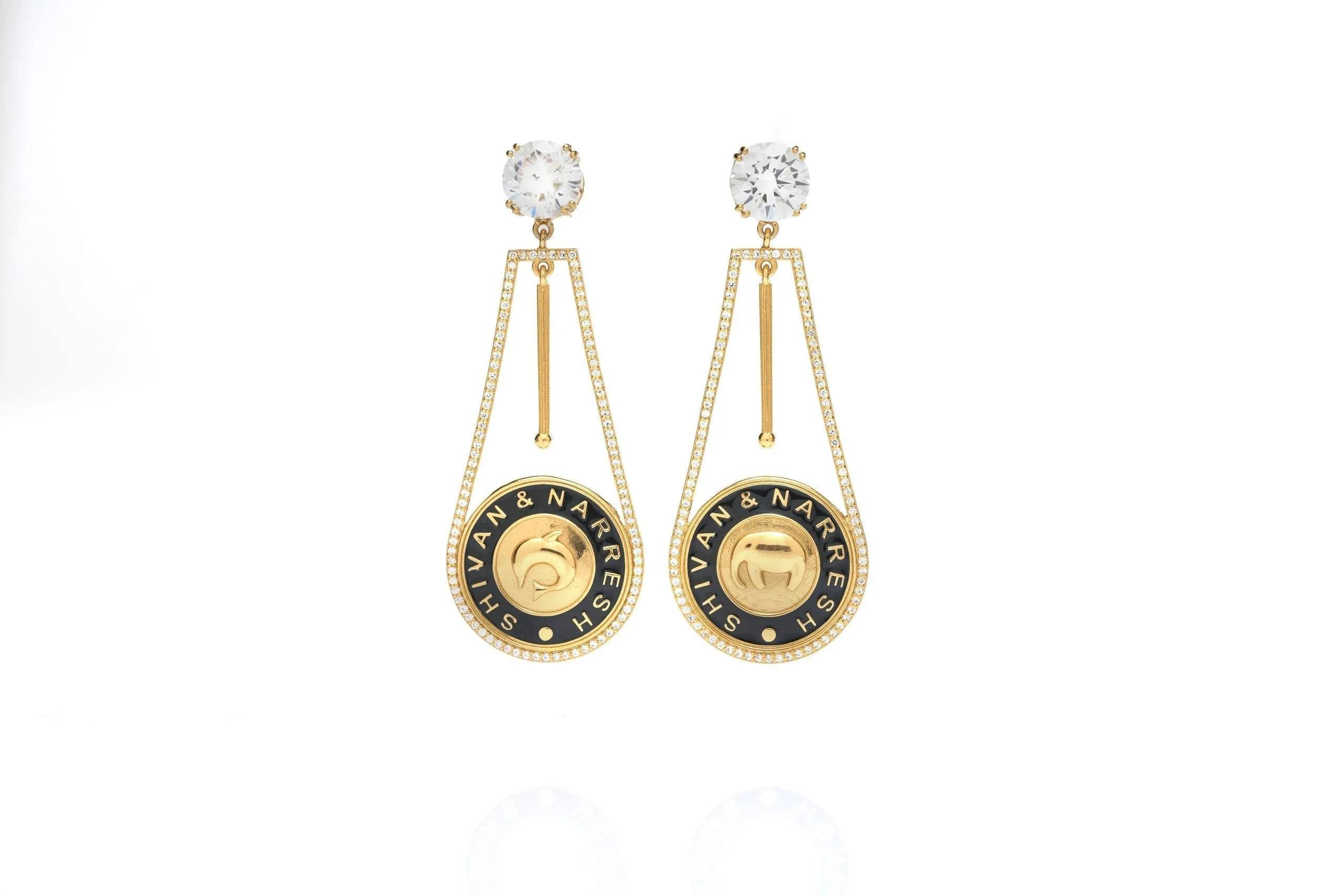 Numisma Pendulum Earrings By Shivan & Narresh