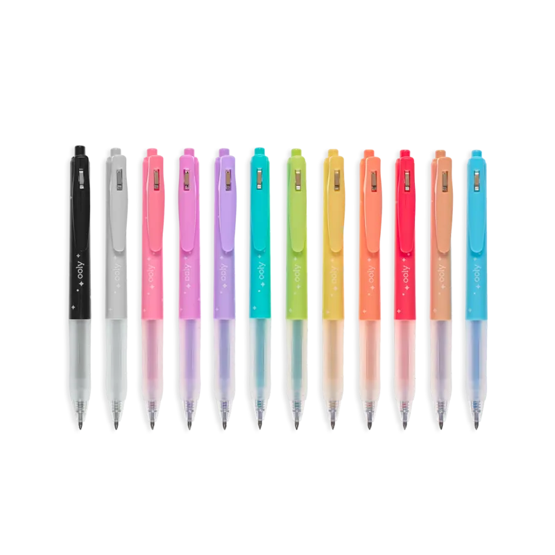 Ooly Oh My Glitter! Retractable Glitter Gel Pens (set of 12)