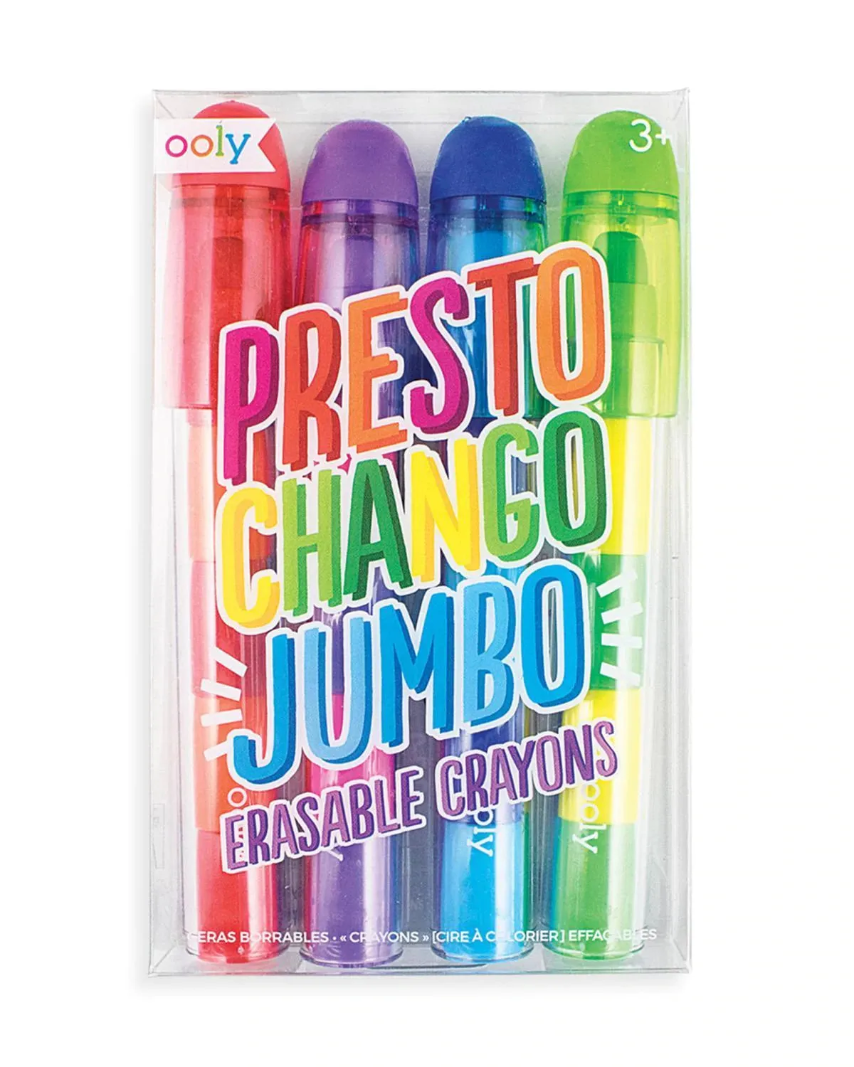 Ooly Presto Chango Jumbo Erasable Crayons