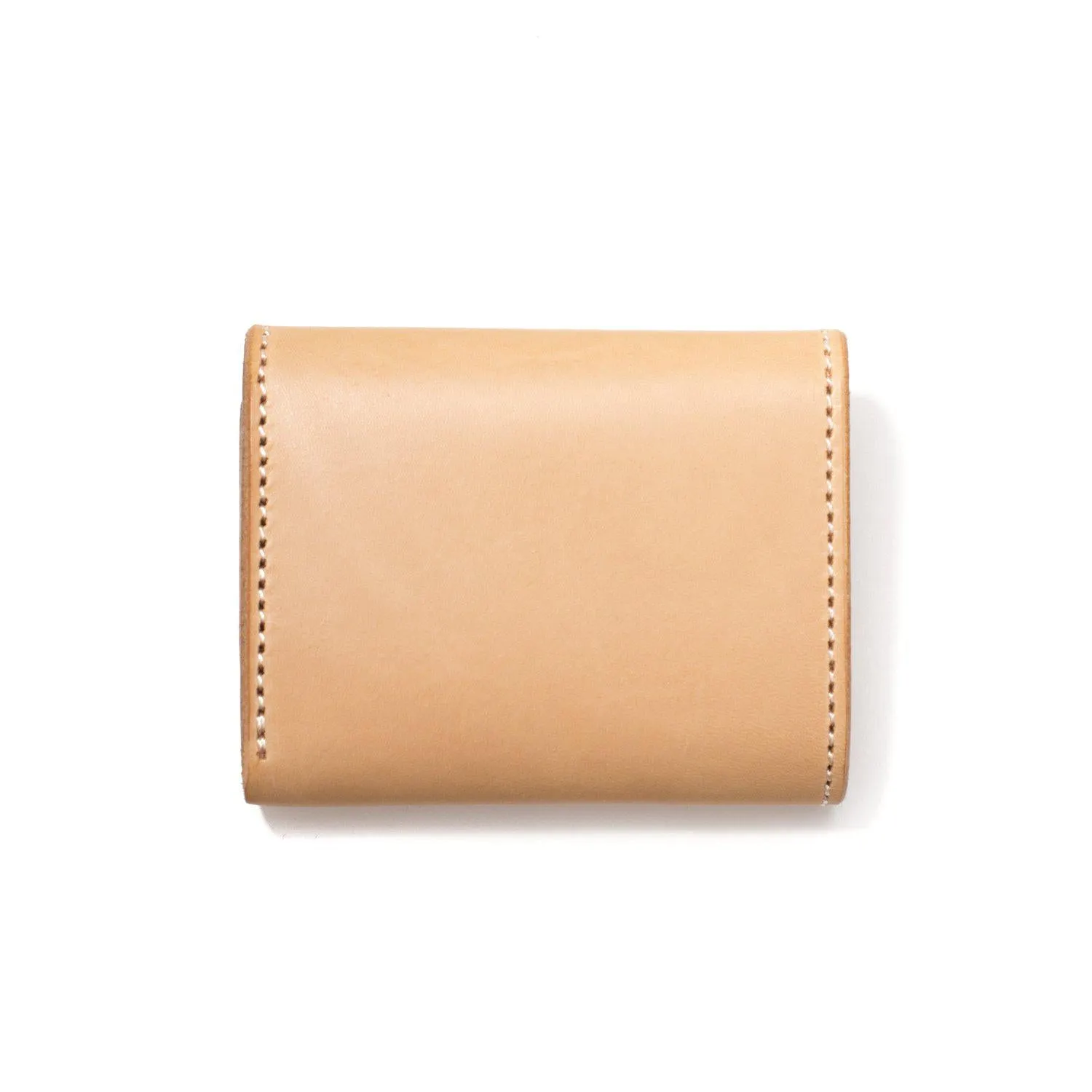 Opus Japan Mini Tri-Fold Wallet Natural