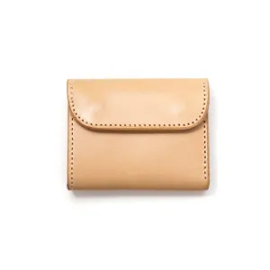 Opus Japan Mini Tri-Fold Wallet Natural