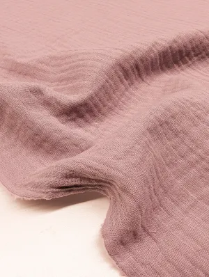 Organic Cotton Double Gauze - Lilac Quartz