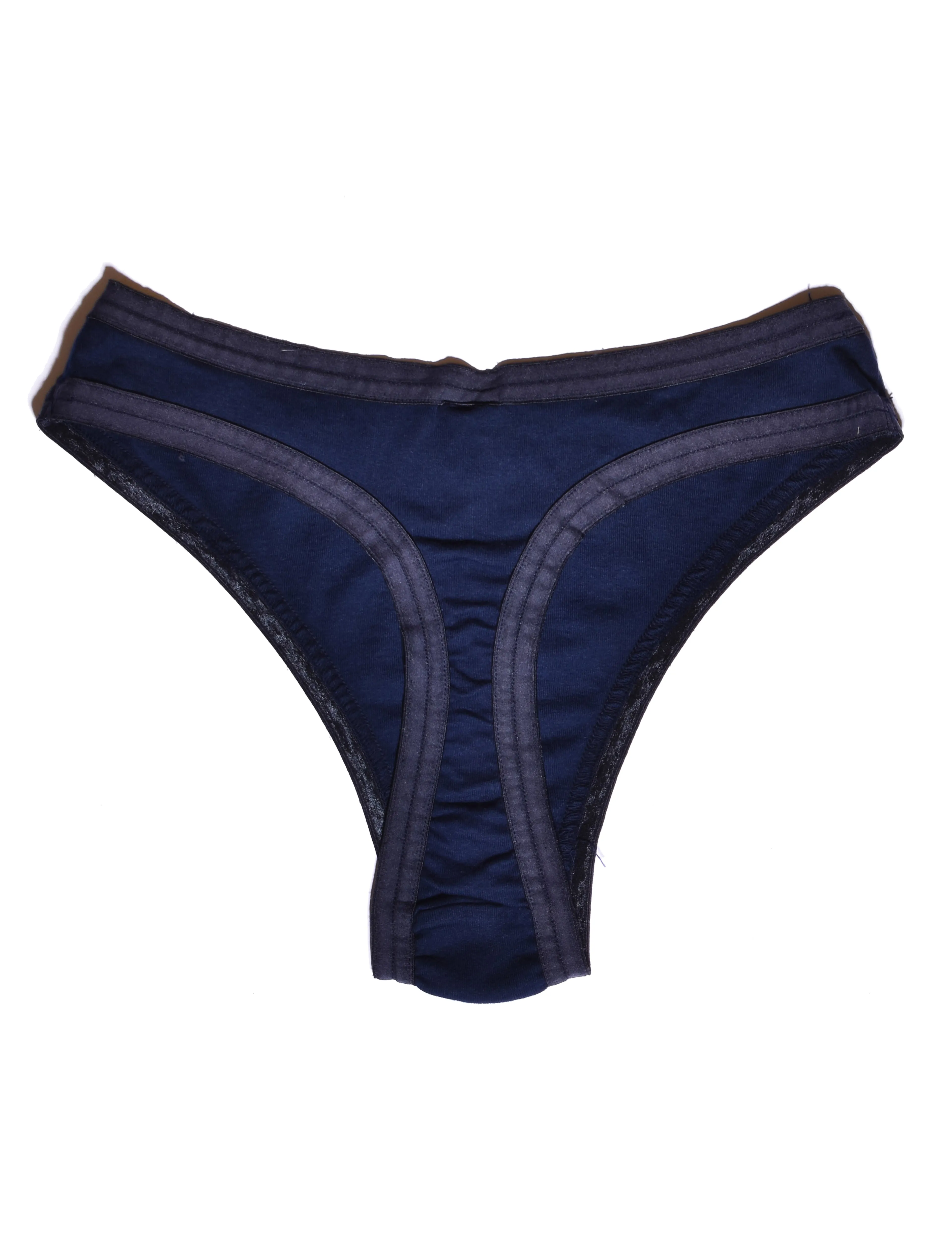 Organic Cotton Thong Panty • Navy