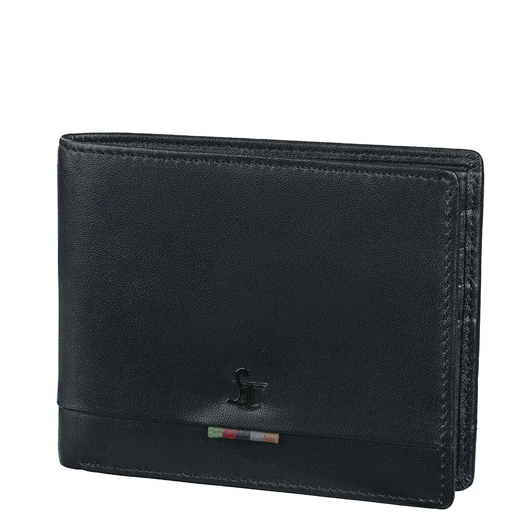 Orion | Original Leather Wallet for Men | Colour: Black