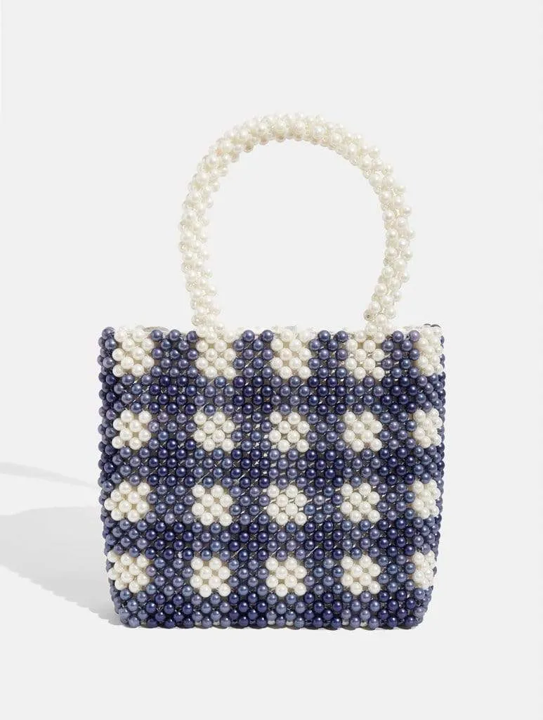 Penelope Check Tote Bag