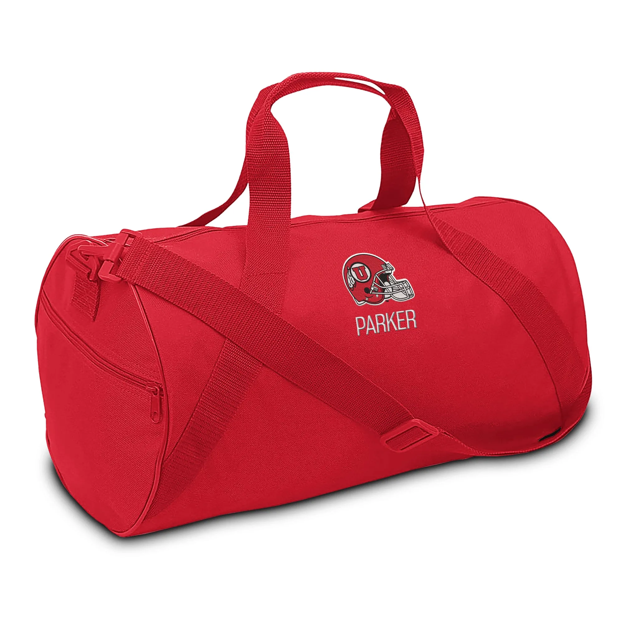 Personalized Utah Utes Helmet Duffel Bag